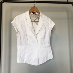 Short sleeve blazer jacket